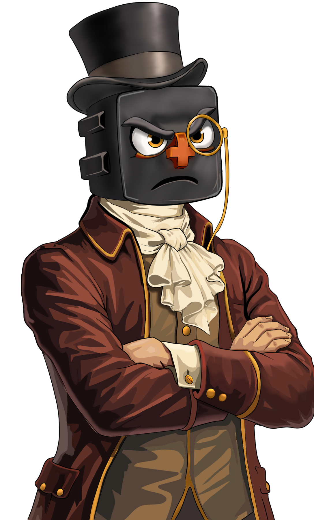 Sir Cerise - oroginal character designed for The Thocc Exchange UK - keyboard switch store.